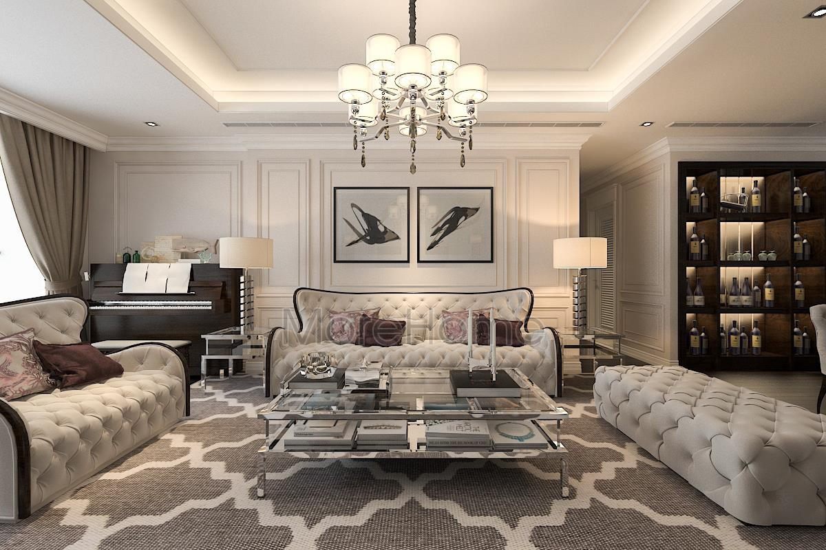 Neoclassical interior Design TSQ Apartment, Mo Lao, Hanoi- Mr.Kien