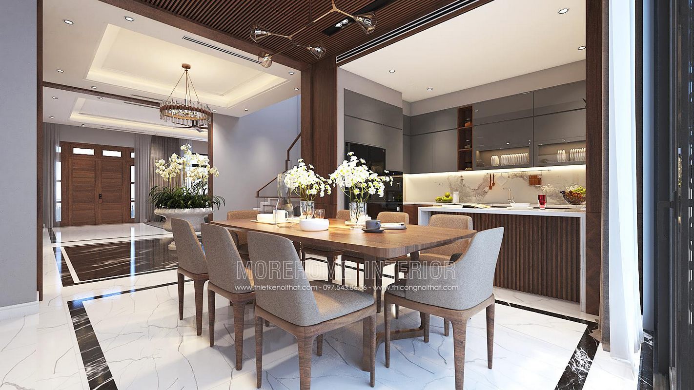 Modern interior design of a villa in Vinh city, Nghe An, Vietnam
