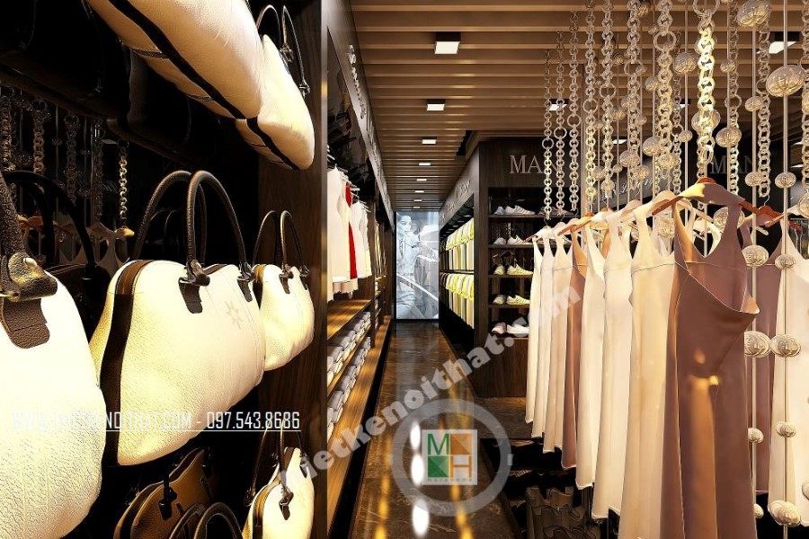 High-class fashion shop Luxury interior design