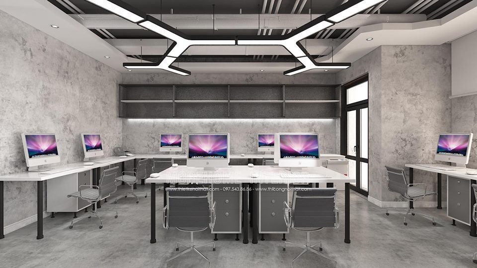 Modern IT corporation office interior design